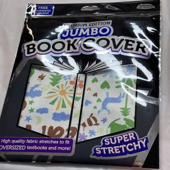 It's Academic, NFL & Vtg Book Sox Stretchable Shrink to Fit Book Covers lot of 5 - Picture 8 of 14